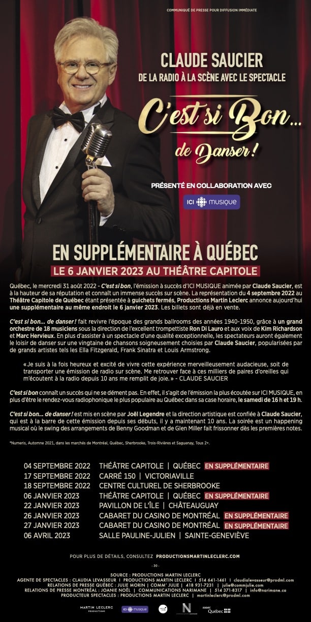 cest-si-bon-de-danser-claude-saucier-productions-martin-leclerc-communique